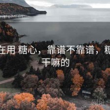 最近在用 糖心，靠谱不靠谱，糖心是干嘛的