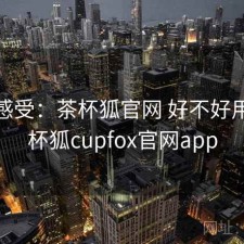 直说感受：茶杯狐官网 好不好用，茶杯狐cupfox官网app