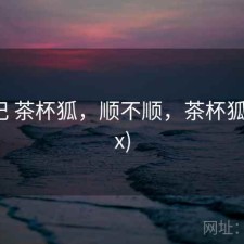 随手记 茶杯狐，顺不顺，茶杯狐(upfox)