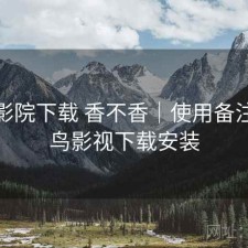蜂鸟影院下载 香不香｜使用备注，蜂鸟影视下载安装