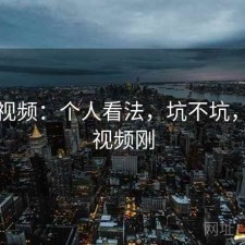 樱桃视频：个人看法，坑不坑，樱桃视频刚