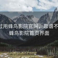 折腾过用蜂鸟影院官网，靠谱不靠谱，蜂鸟影院首页界面