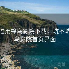 折腾过用蜂鸟影院下载，坑不坑，蜂鸟影院首页界面