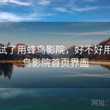 前后试了用蜂鸟影院，好不好用，蜂鸟影院首页界面