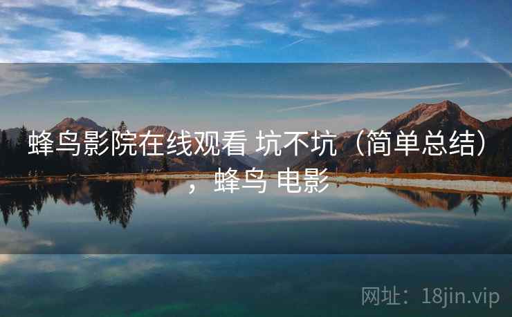 蜂鸟影院在线观看 坑不坑（简单总结），蜂鸟 电影  第2张